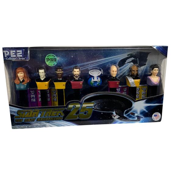 Star Trek PEZ Collectors Set Exclusive Next Generation 25th Anniversary 143237 - Picture 1 of 9